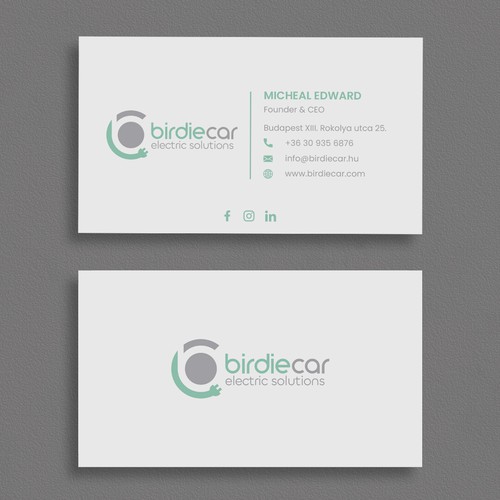 business card for company called birdie Design by moshiur008