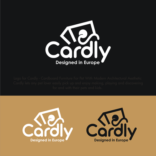 Cardly - Cardboard Furniture For Pet With Modern Architectural Aesthetic Concepts- Need Brand Logo Design réalisé par KAYA graphcis™