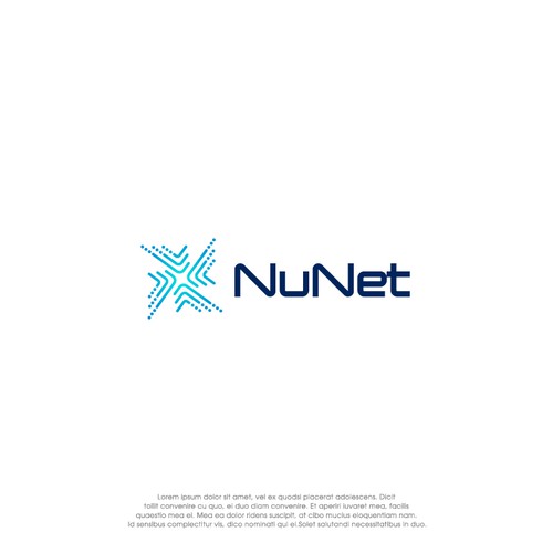 Logo design for NuNet the Primordial Soup for the Emergence of Superintelligence Design by oakbrand™