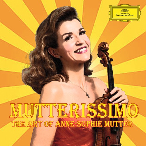 Illustrate the cover for Anne Sophie Mutter’s new album Diseño de OPM2007