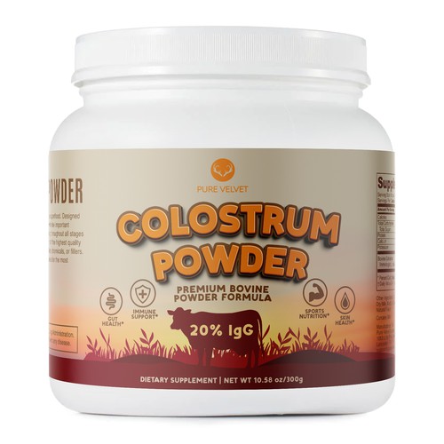 Design di Re-design Supplement Label to capture Amazon shopper attention & boost CTR - Colostrum Powder di #hjp