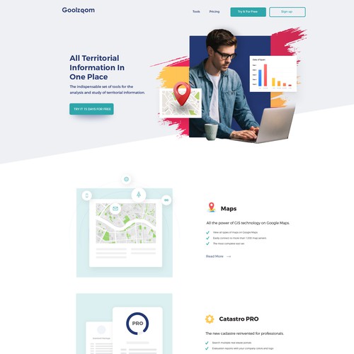 Landing page design contest entry by Kelvin.J