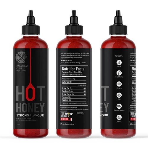 Hot Honey Bottle/Label Needed Design by M3LLS