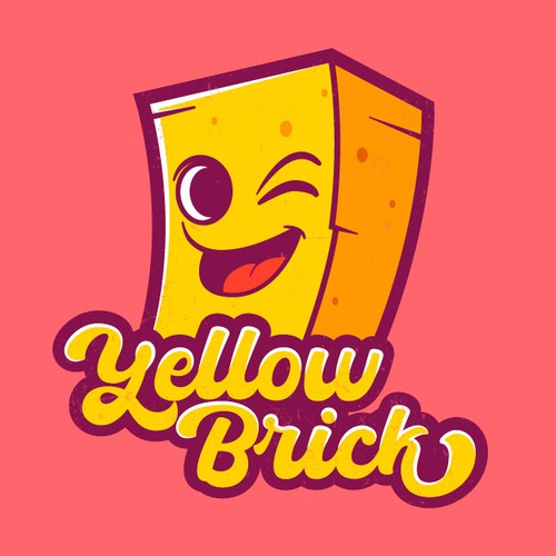 Yellow Brick Logo Design by Q.™️