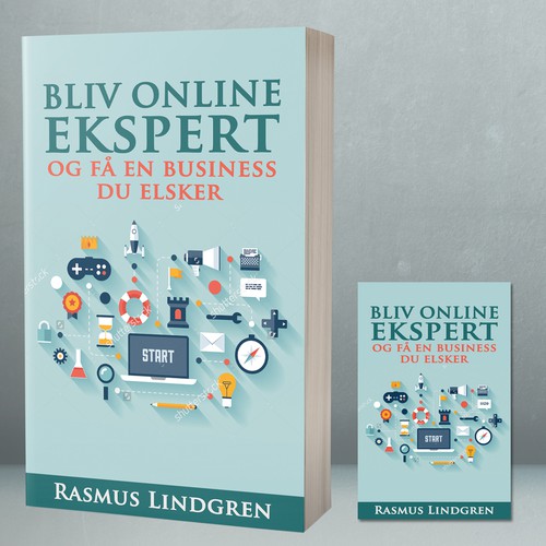 Cover for Danish business book (Danish lessons not included) Design by Retina99