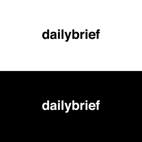 Design a clean, simple logo for a daily newsletter:  dailybrief Design by odle