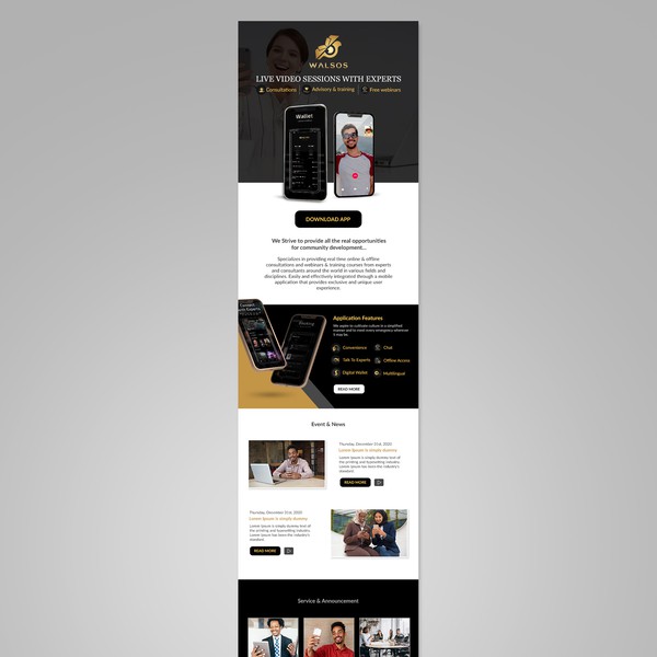 Design by ❝Designhill❞ titled "emailer"