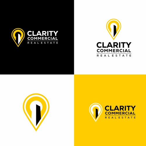 Logo + Brand Guide for Clarity Commercial Real Estate Design by Brain.co