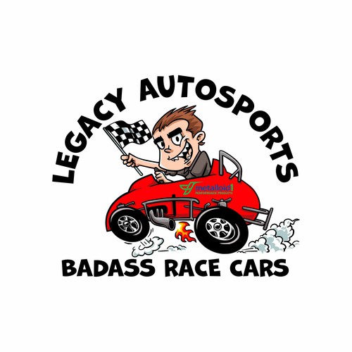 Designs | Design a in your face crazy looking race car logo | Logo ...