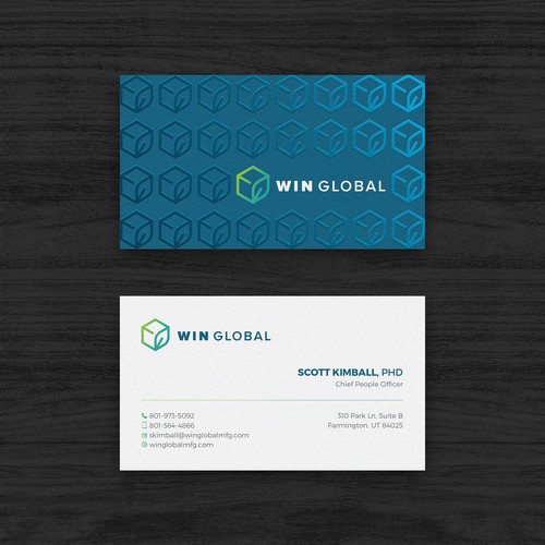 WIN Global Business Card Design-ontwerp door Rakibh