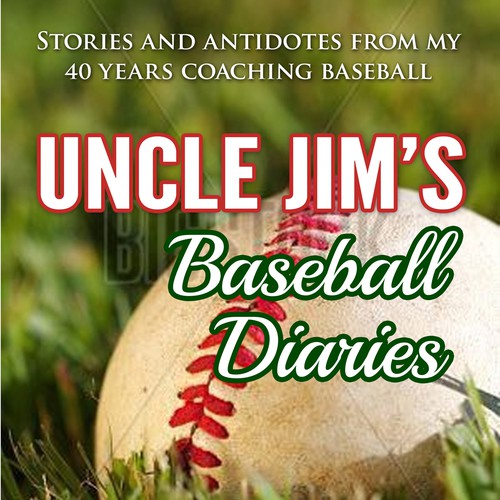 Little league baseball book cover Design by dalim