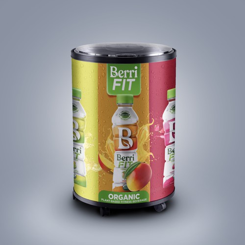 Branded Beverage Cooler Design by sougatacreative