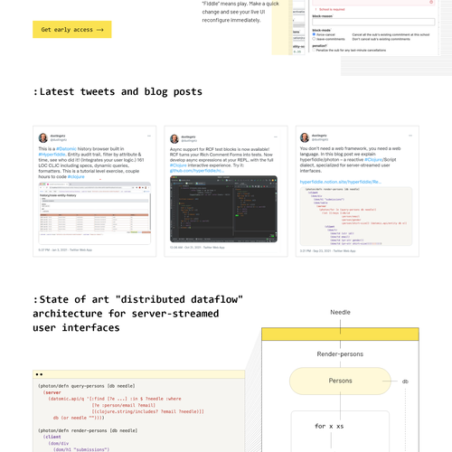 tech wizard low-code product homepage Design by Mulbrry