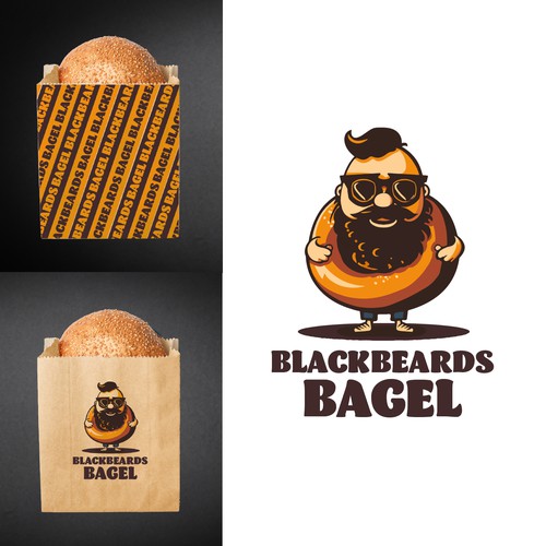 Blackbears Bagel Design by zizliine