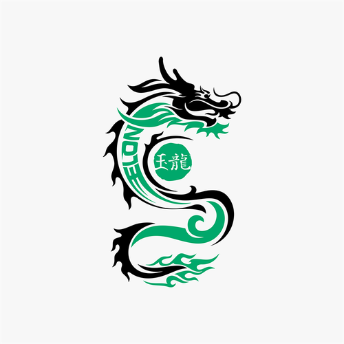 chinese dragon logo design