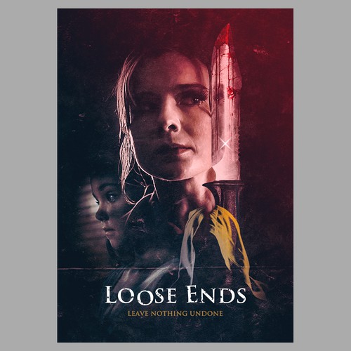 LOOSE ENDS horror movie poster Design by Ryasik Design