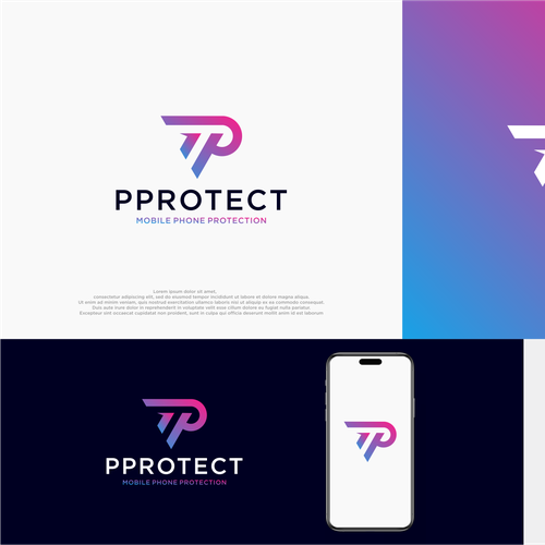 PPROTECT (Phone protect logo) (mobile cases and screen protectors) Design by L A T O