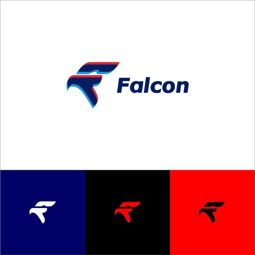 Falcon Sports Apparel logo Diseño de ichArt