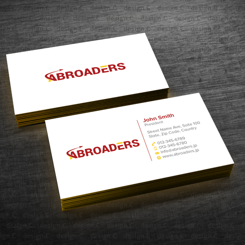 Business card contest entry by abcef12345