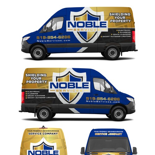 Eye Catching Van Wrap For Home Services Company Design by Logicainfo ♥