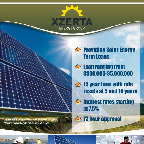Design di Flyer design for a Solar Energy firm di FingerTip