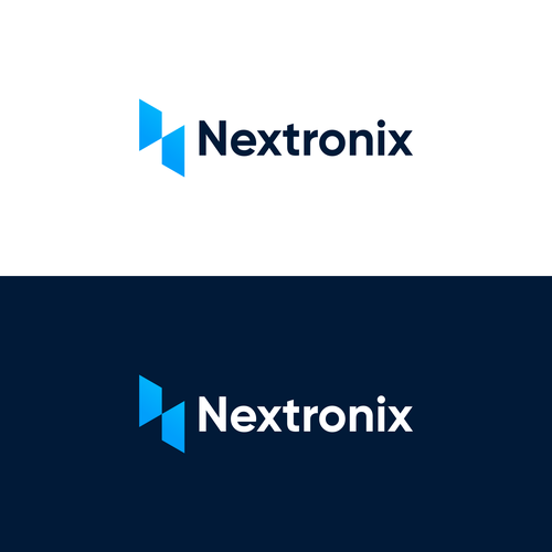 Modern corporate logo for a technology manufacturing company. Design by damayput