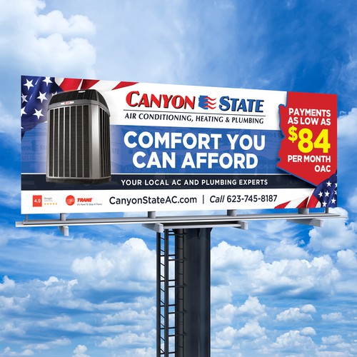 Design An Eye-Catching Billboard For An HVAC Company Design réalisé par SoftSkills