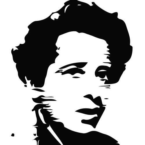 Hannah Arendt illustriert Ontwerp door Prakriti_S