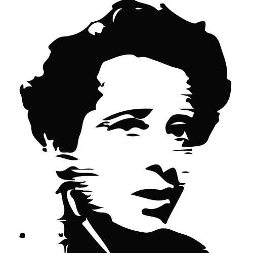 Hannah Arendt illustriert Design von Prakriti_S