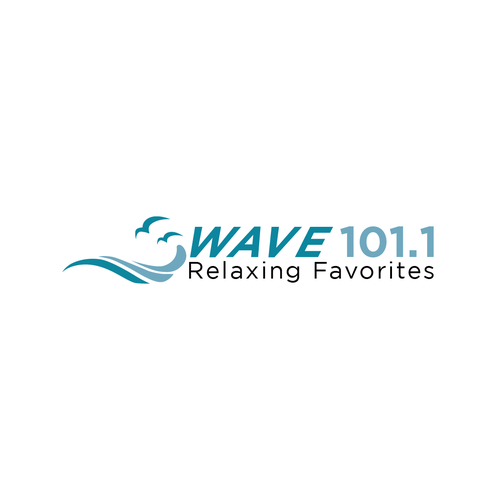 Radio station logo with wave Design by ghraph!nk™