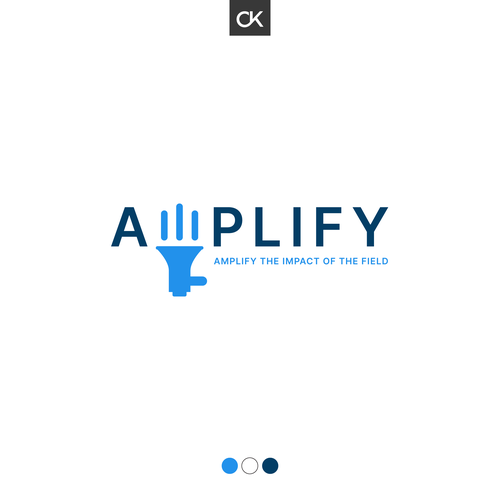 Amplify Logo Design by C.K. Desiigns