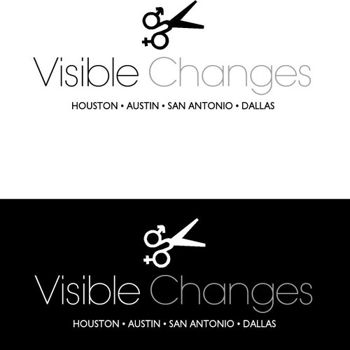 Create a new logo for Visible Changes Hair Salons Réalisé par LogoMood