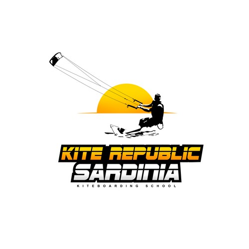 Kite Republic Sardinia - Kiteboarding School needs a youthful & professional Logo Design by Yolman