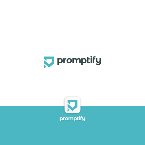 Modern, Simple and Sleek Logo for Promptify.com Design by VectorCrow87