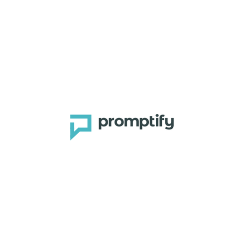 Modern, Simple and Sleek Logo for Promptify.com Design by VectorCrow87