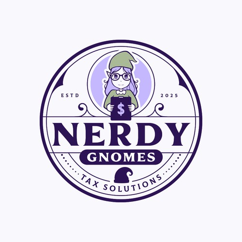 We need a fun, quirky yet professional logo/branding for a start up tax preparation business Design by Trzy ♛