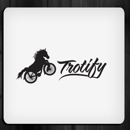 TROTIFY needs an awesome bicycle horse logo! Diseño de Sssilent