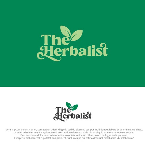 Create a professional logo for the modern herbalist that has broad appeal-ontwerp door Dijitoryum