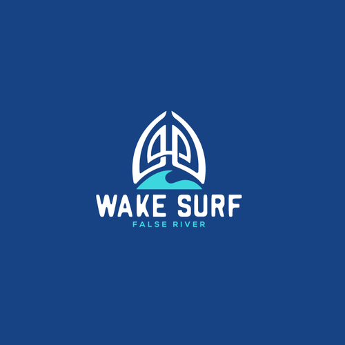 Edgy/sophisticated wake surf logo for a female/male group of wake surfers that embody a luxury life. Nothing predictable Design by oopz