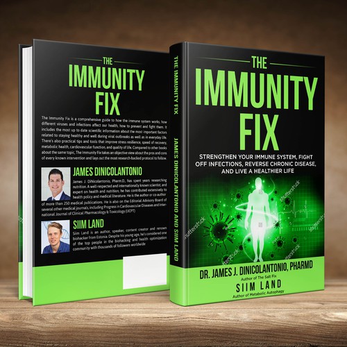 Health Immune System Book Design by studio02