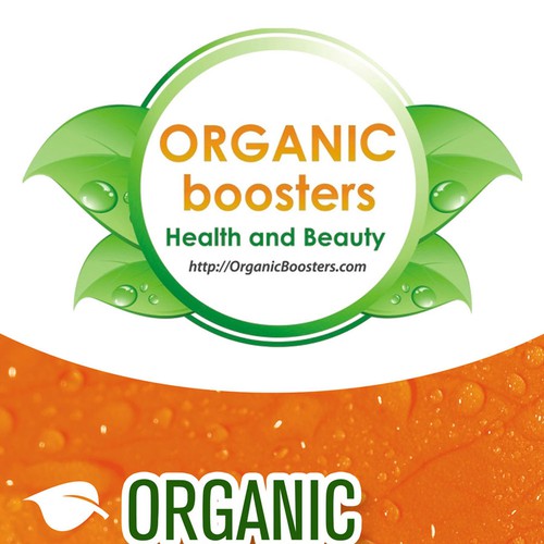 Organic Boosters needs a new signage Design by sercor80