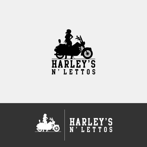 Design by mr.Lakone titled "Model who rides a Harley needs a logo!"