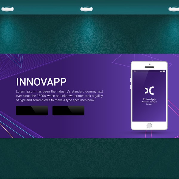 Design by Adam_cc titled "App Template Facebook Cover design"