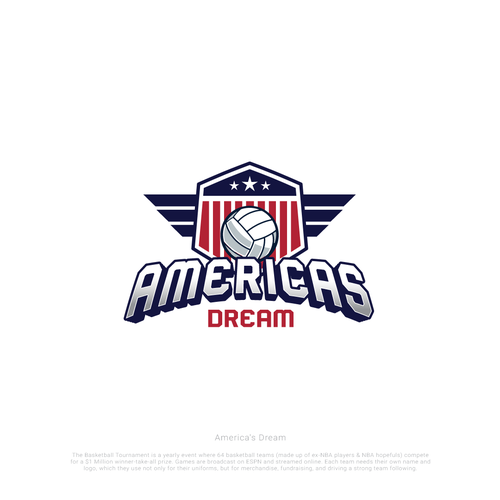 Designs | Basketball Logo for America's Dream - Your Winning Logo ...