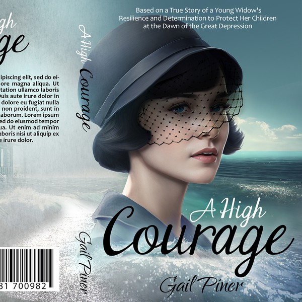 A High Courage book cover design