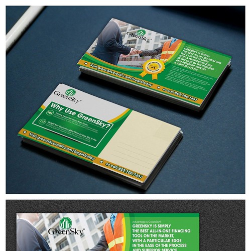 Create an impactful direct mail postcard for GreenSky Credit Design by ganess