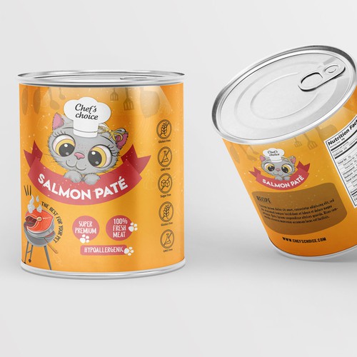 Design a super premium pet food packaging! Design by Budour A.