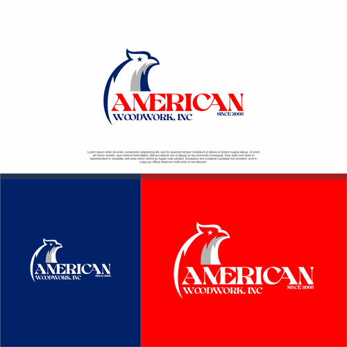 American Woodwork news a new logo Design von DLVASTF ™