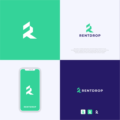 Company logo for next generation rent payment application Design by zudsign