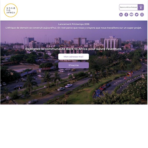 Landing page design contest entry by Ion.I